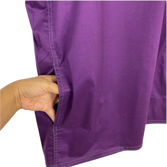 DICKIES Scrub Gen Flex Men's V-Neck  Scrub Top In eggplant color Size large - Picture 6 of 12